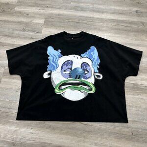 Billionaire Studios "Bloo Frown" Tee Size Medium in Black New With Tags